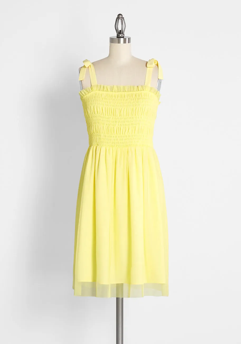 A Little Ray of Sunshine Fit and Flare Dress