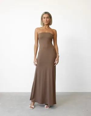 Ada Maxi Dress (Mocha)