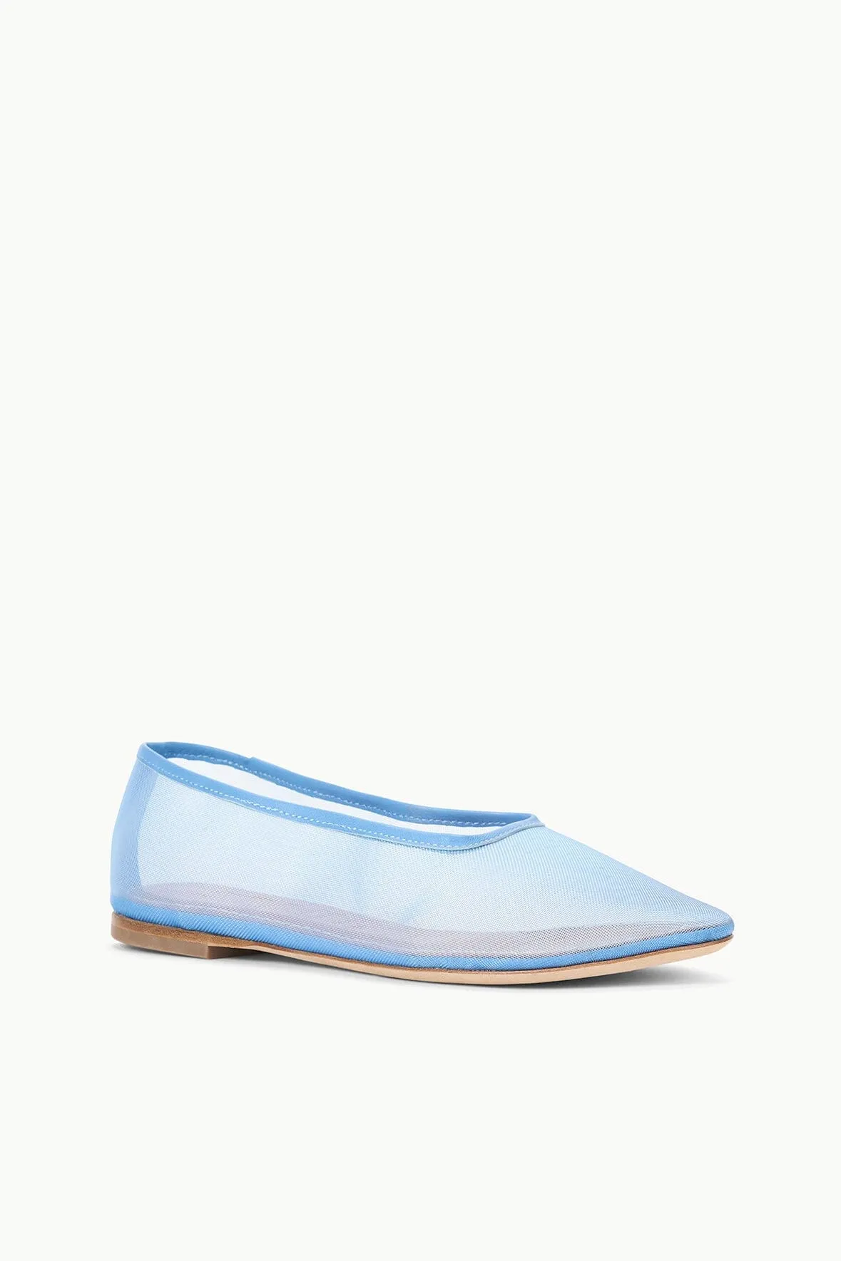 ALBA BALLET FLAT | STAUD BLUE MESH