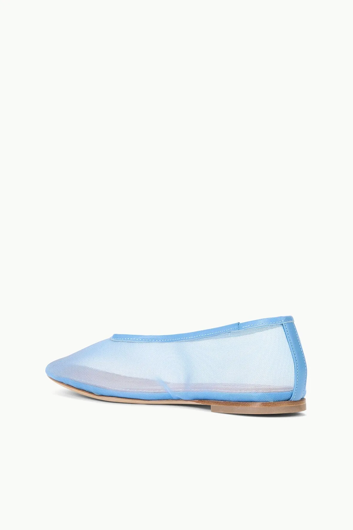 ALBA BALLET FLAT | STAUD BLUE MESH