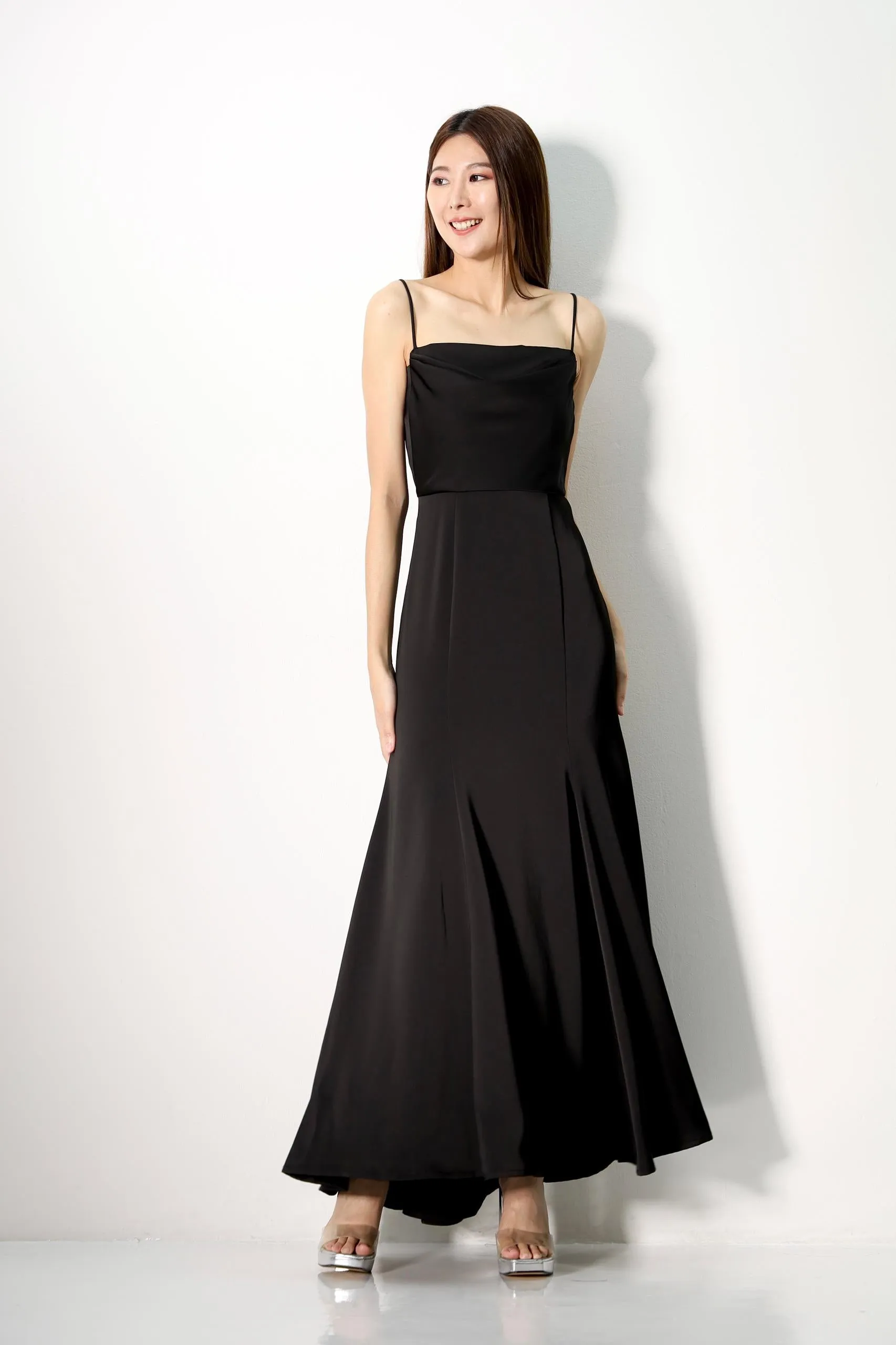 Alice Evening Satin Gown