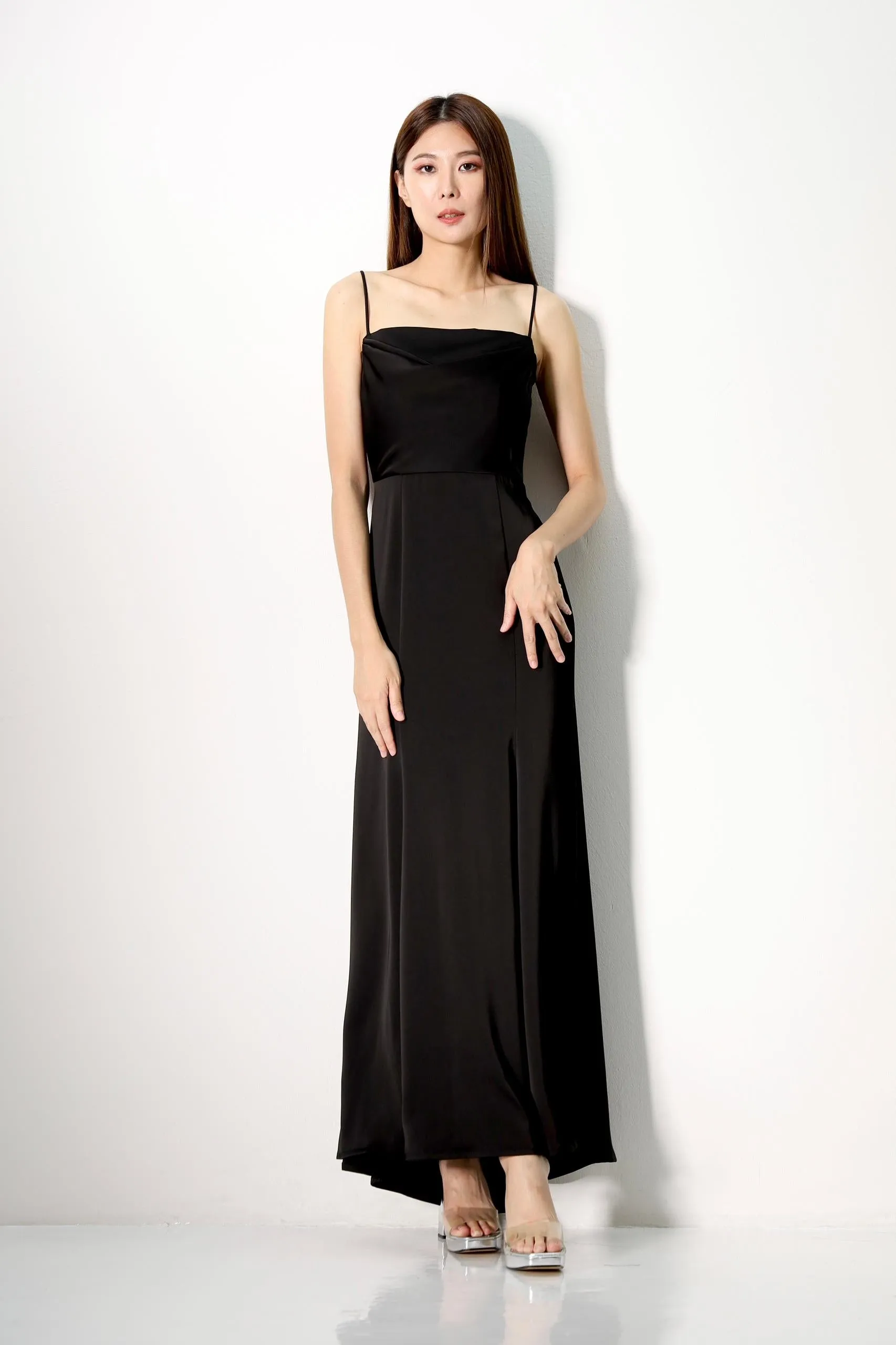 Alice Evening Satin Gown