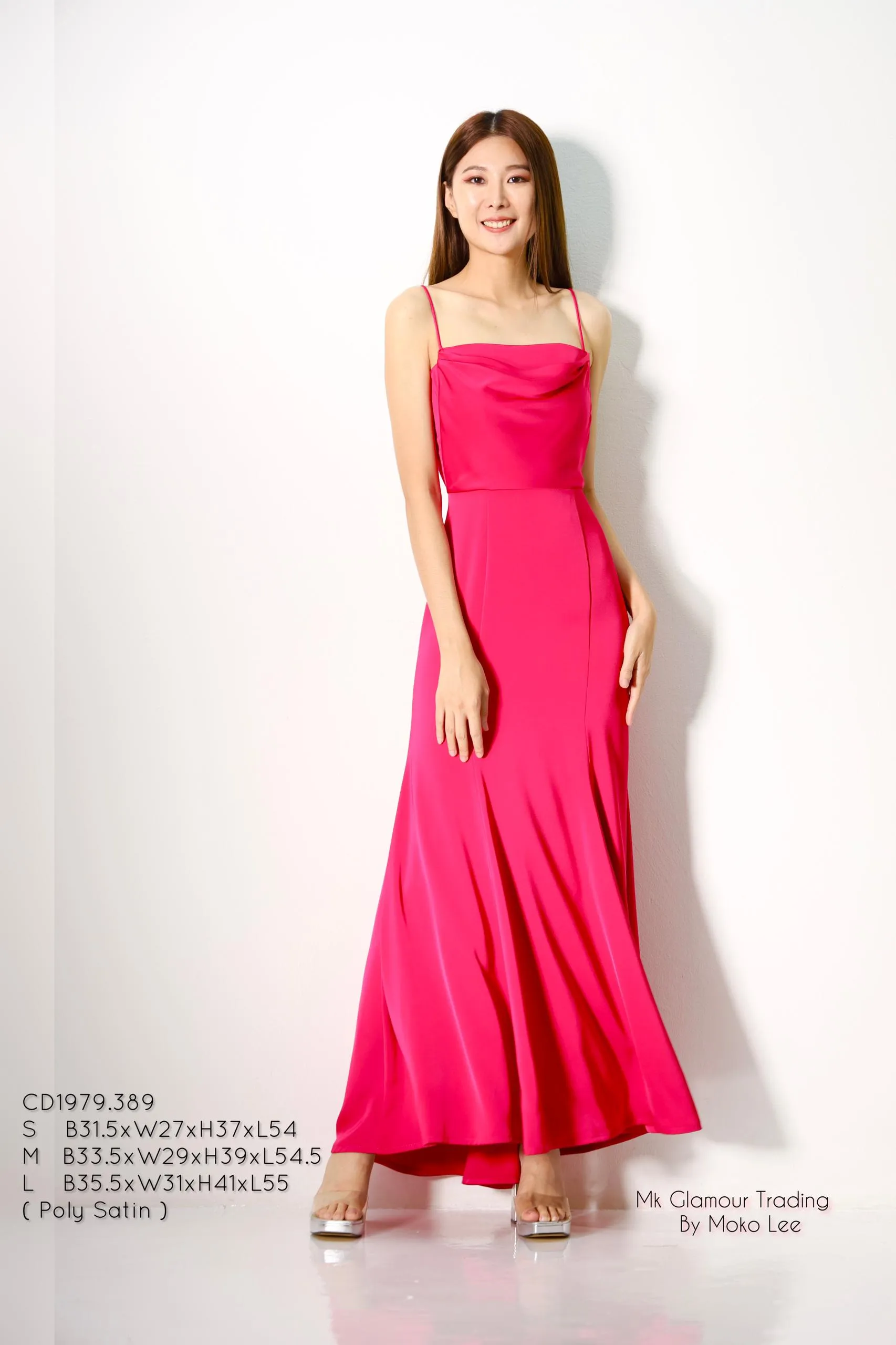 Alice Evening Satin Gown