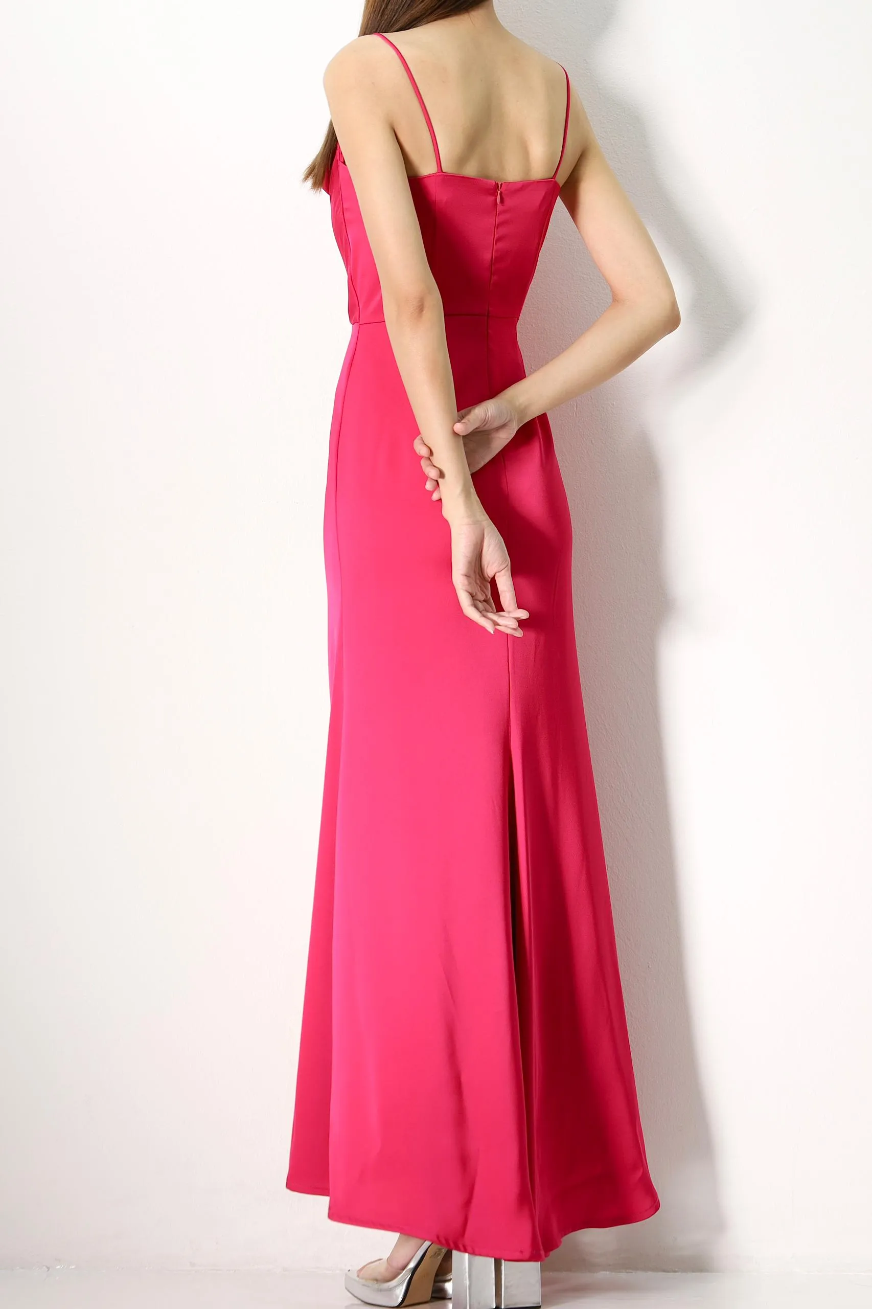 Alice Evening Satin Gown