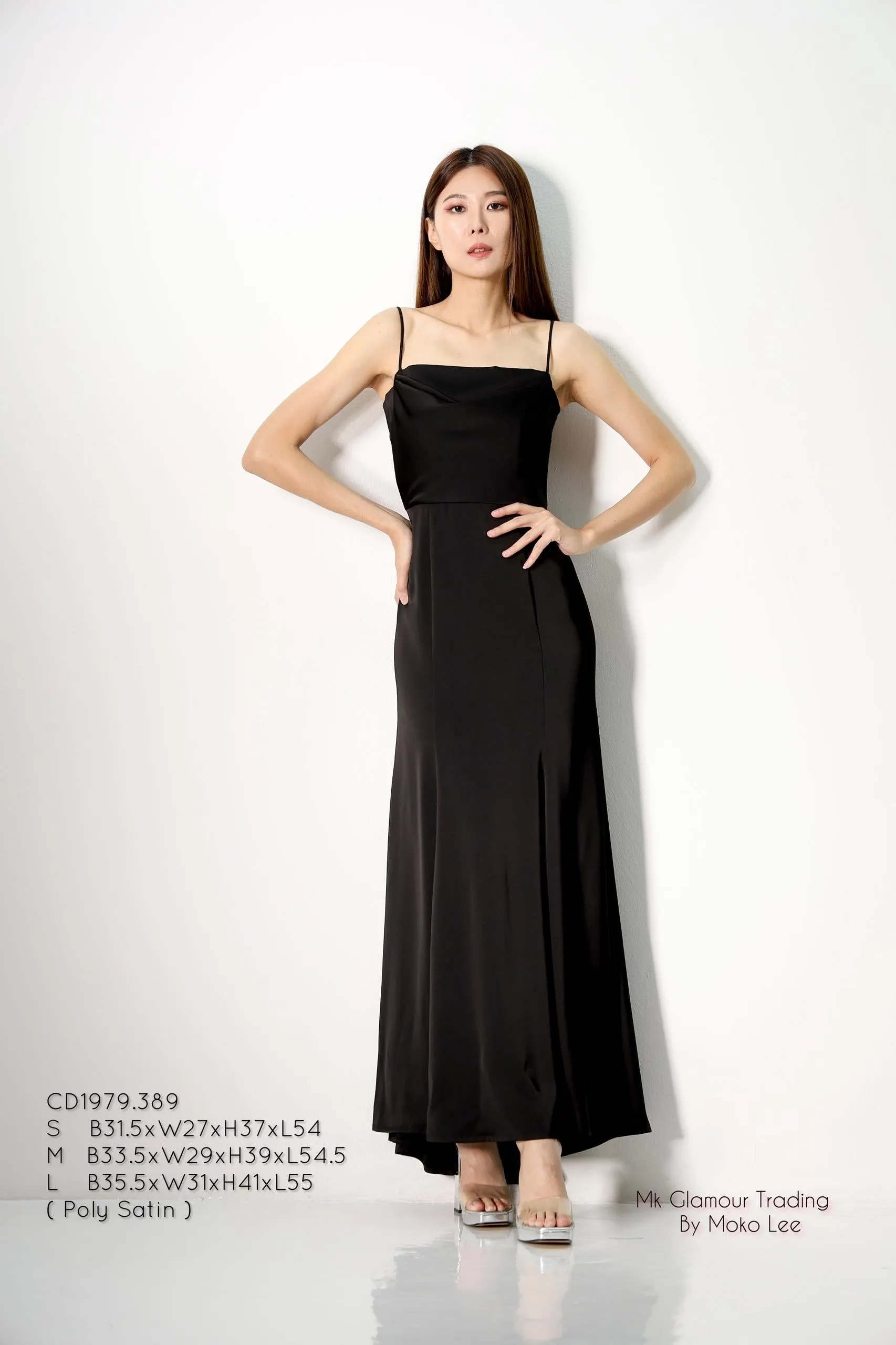 Alice Evening Satin Gown