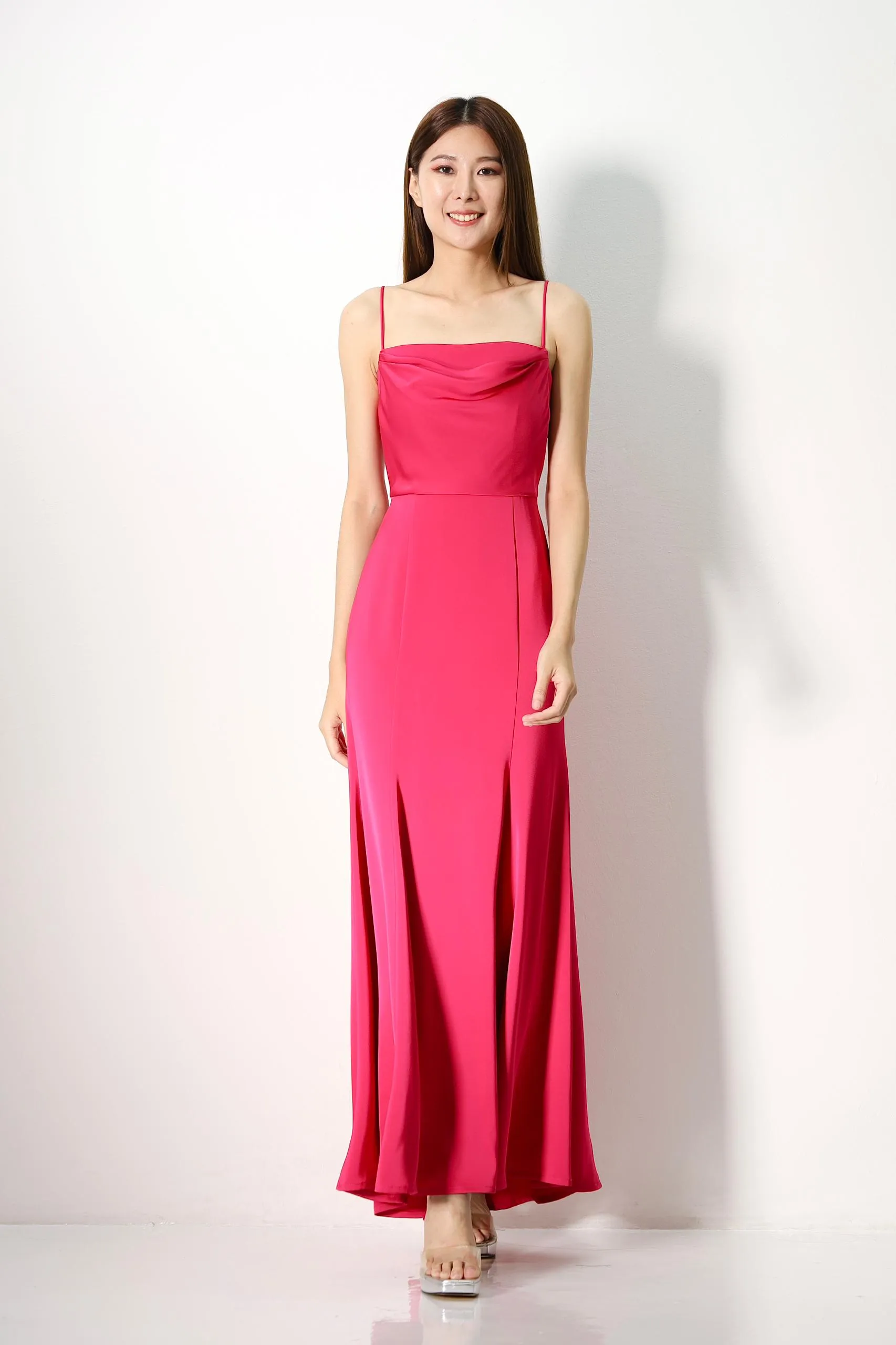 Alice Evening Satin Gown