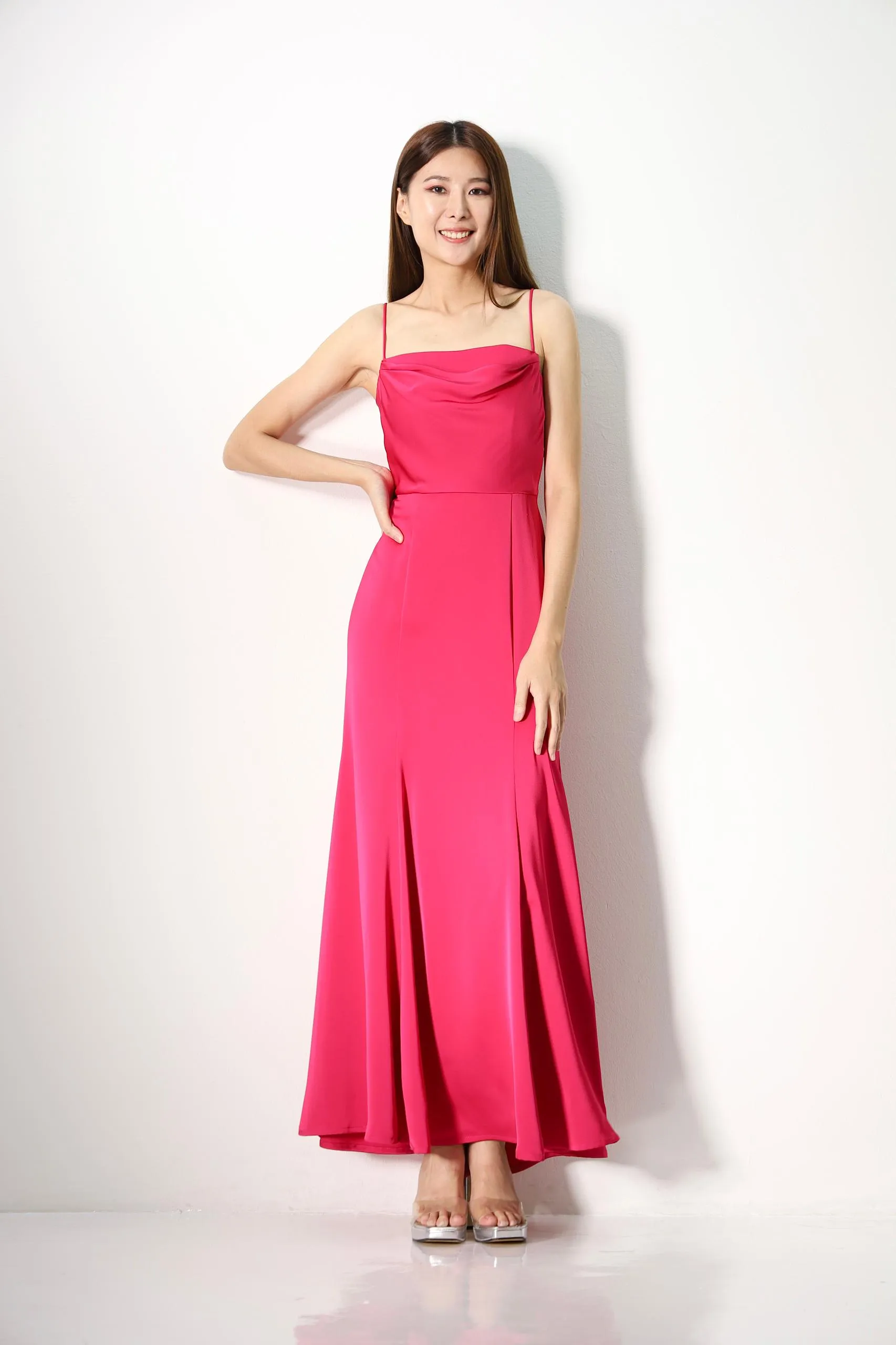 Alice Evening Satin Gown