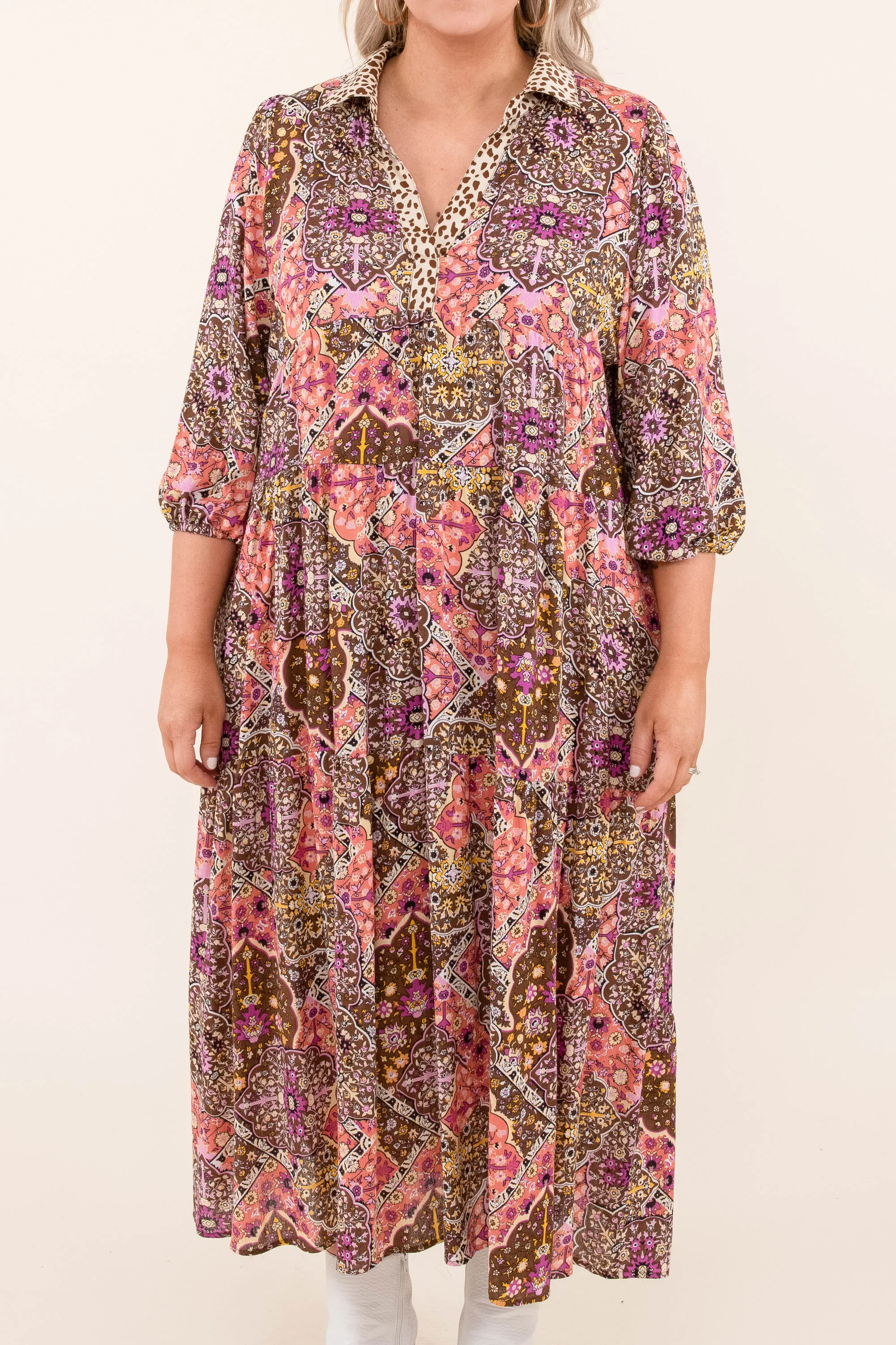 All In Tangles Dress, Dusty Plum