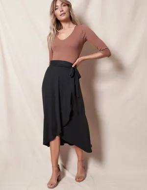 Bamboo / Organic Cotton Wrap Skirt - As-Is-Clearance