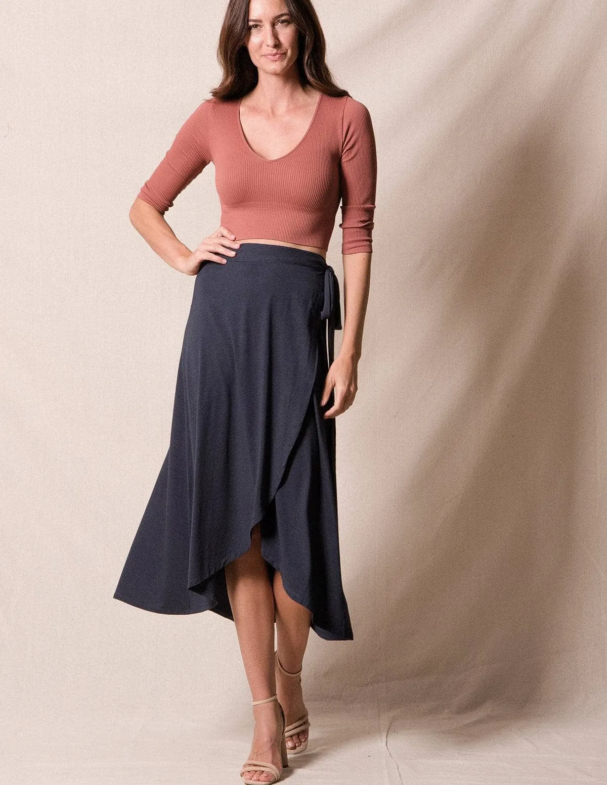 Bamboo / Organic Cotton Wrap Skirt