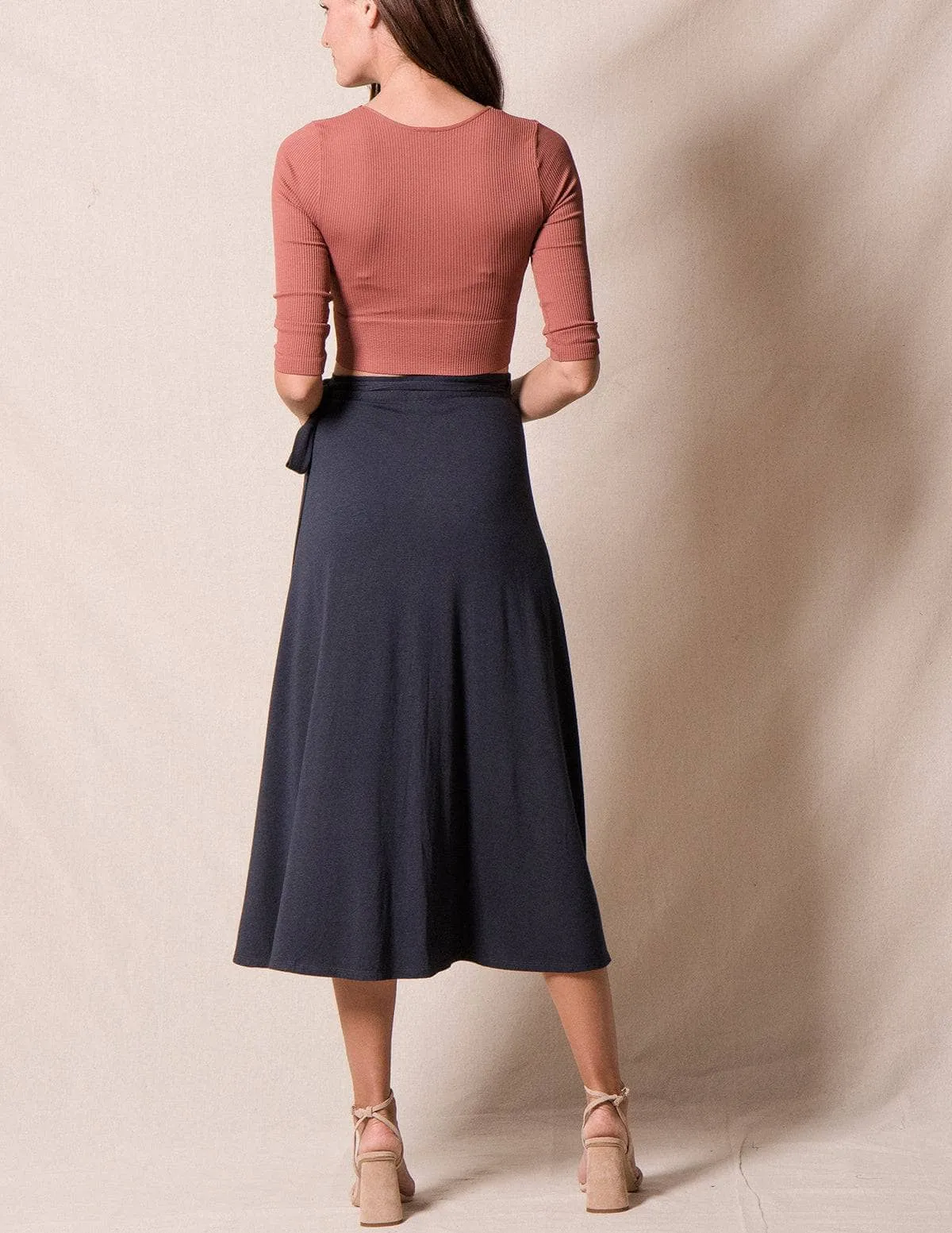 Bamboo / Organic Cotton Wrap Skirt