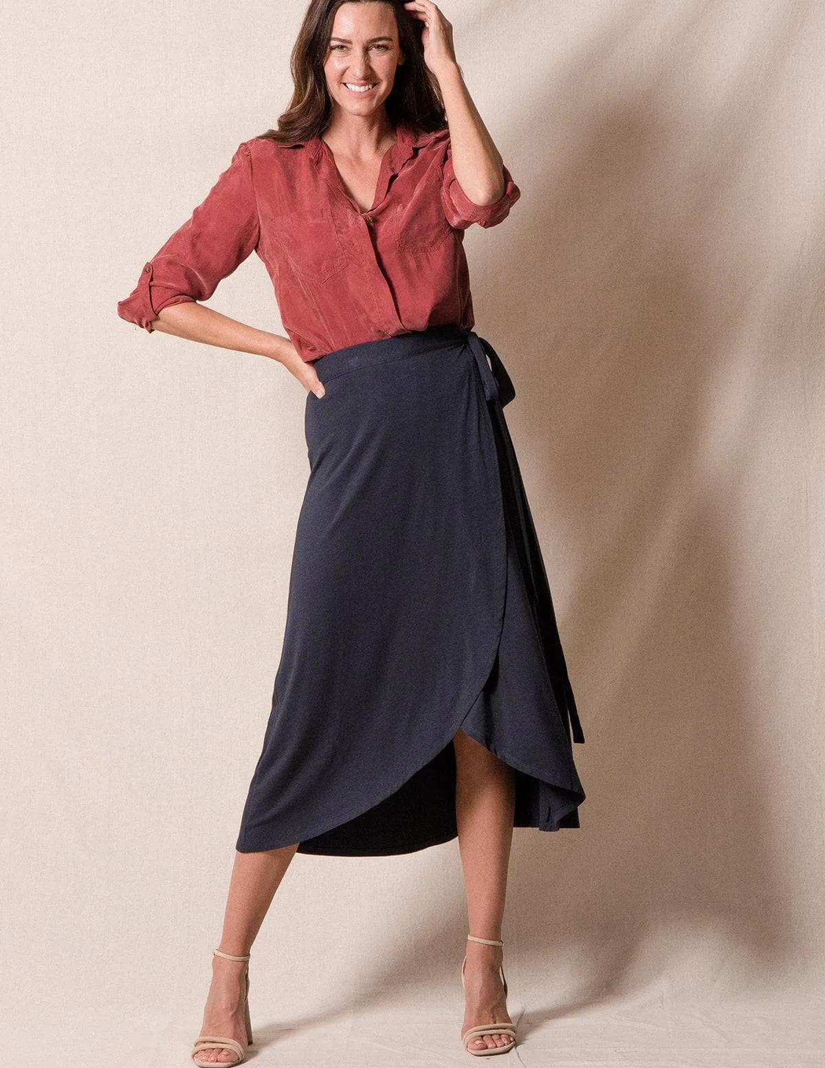 Bamboo / Organic Cotton Wrap Skirt