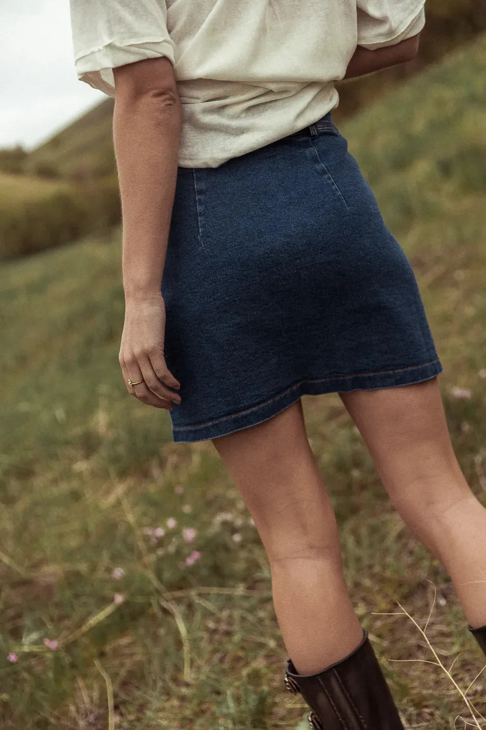 Beatrice Denim Mini Skirt