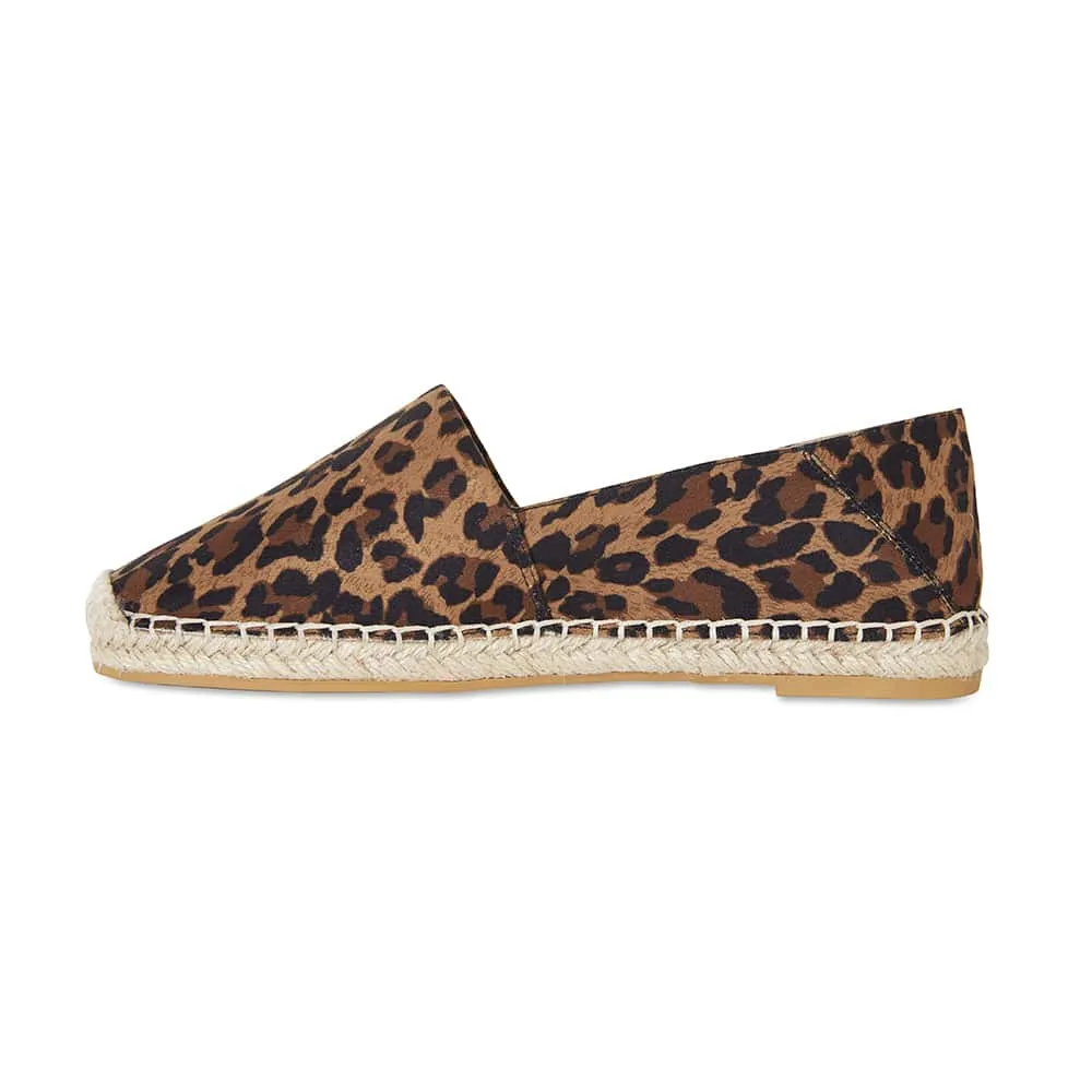 Bella Loafer in Animal Fabric