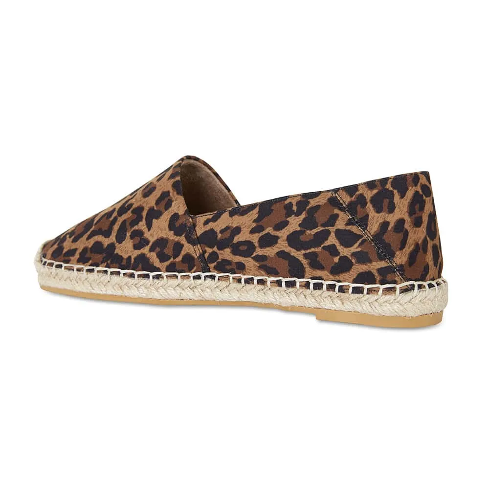 Bella Loafer in Animal Fabric