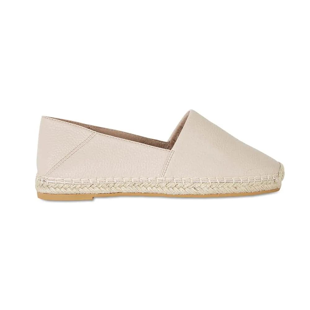 Bella Loafer in Nude Fabric