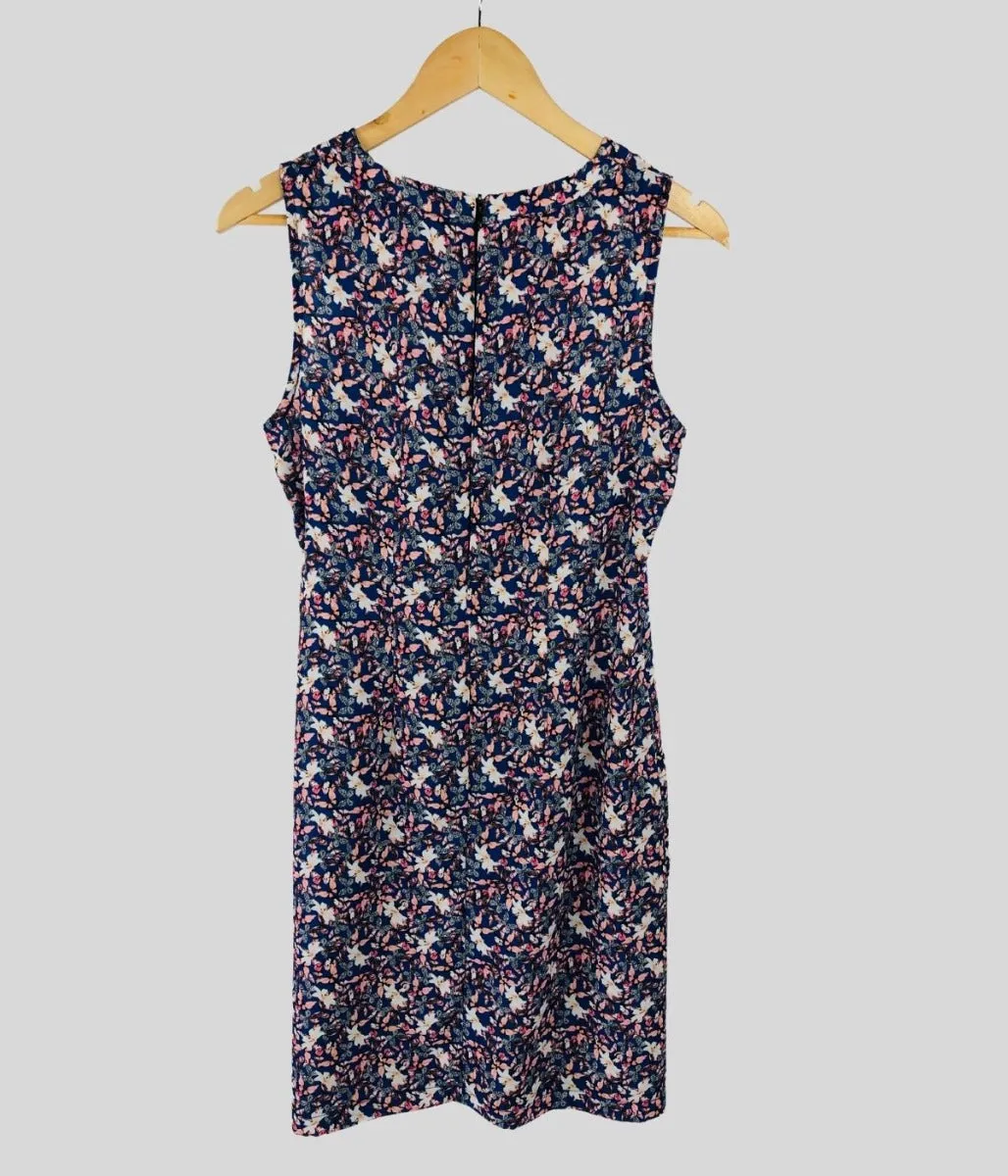 Butterfly Print Shift Dress