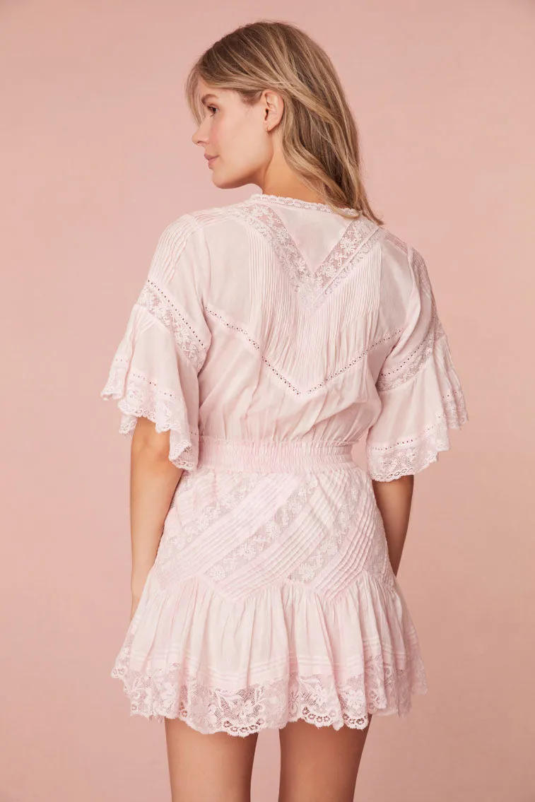 Calamina Lace Mini Dress