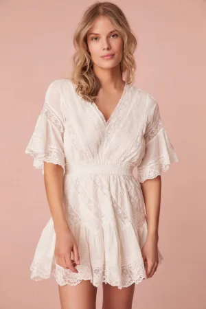 Calamina Lace Mini Dress