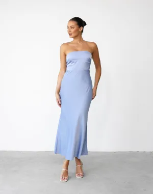 Cate Maxi Dress (Blue)