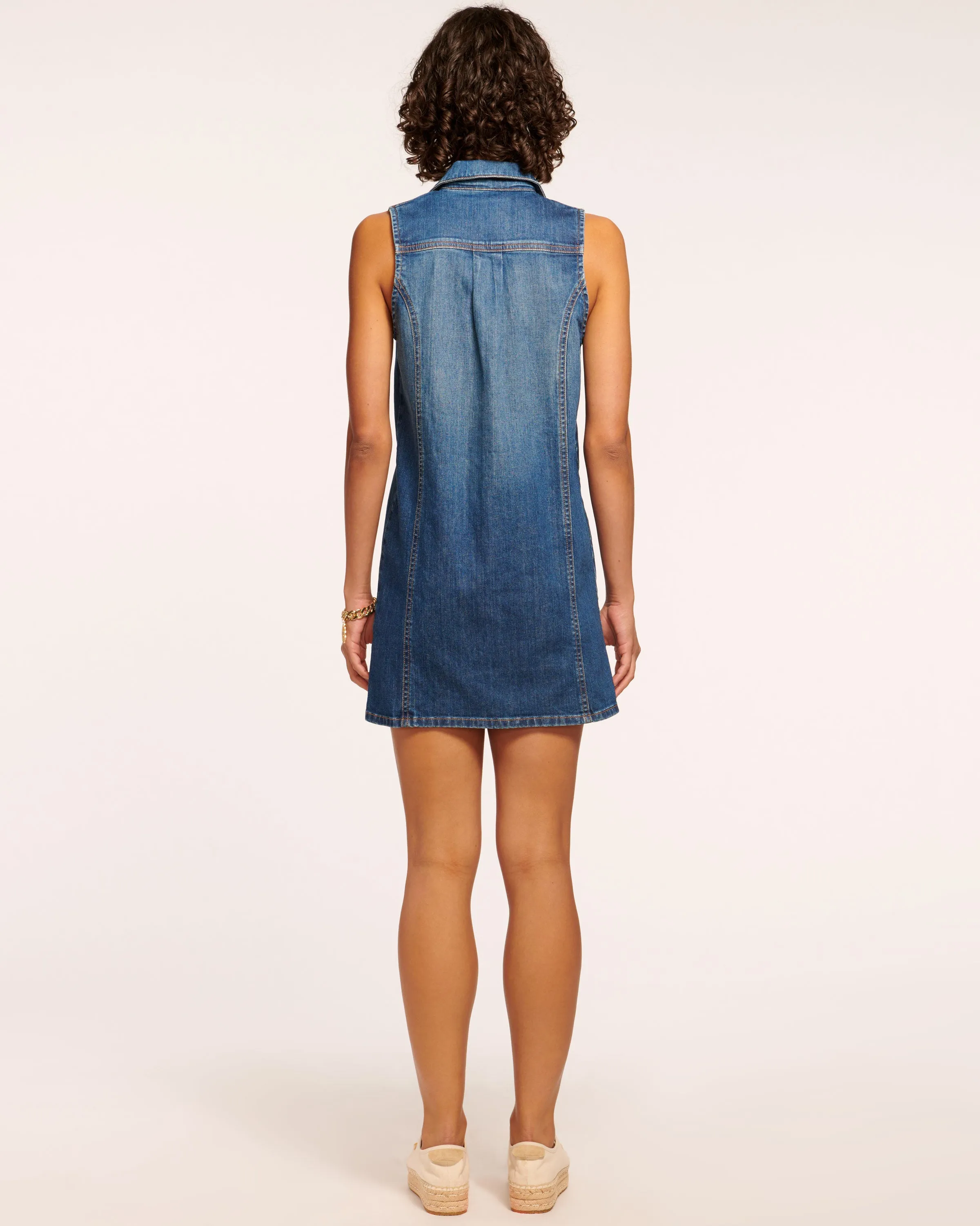 Donnie Relaxed Denim Mini Dress