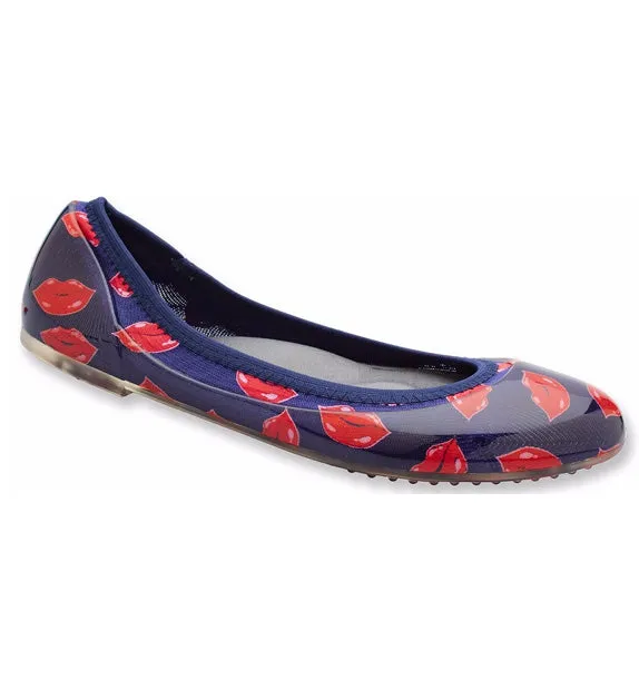 ja-vie lips jelly flats shoes