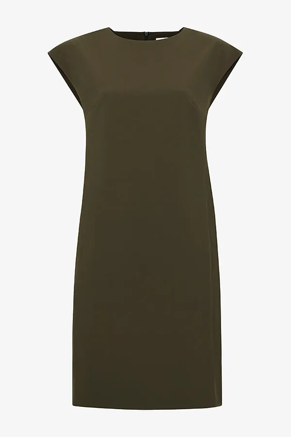 Maaza Dress - OrigamiTech :: Olive