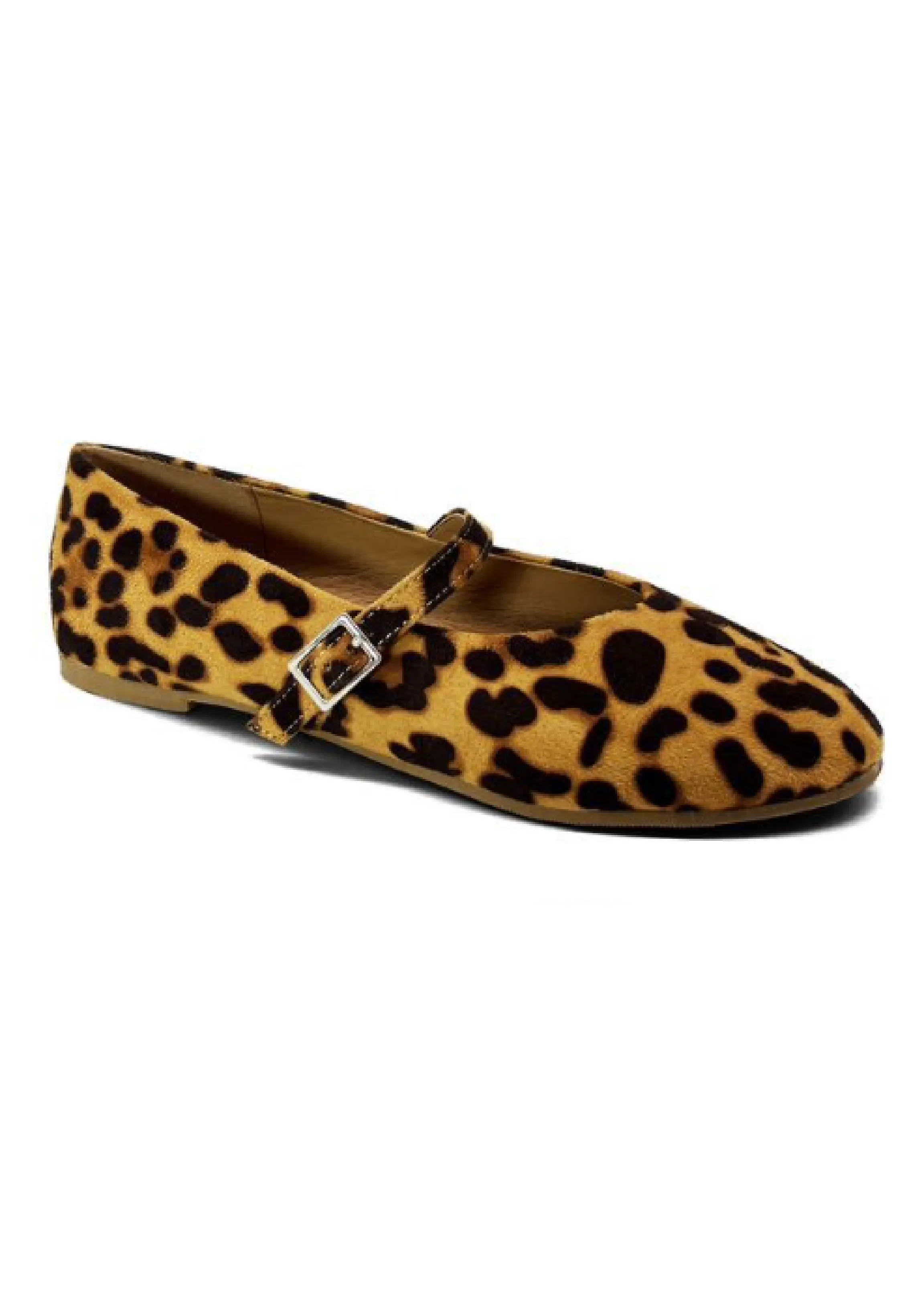 Marsali Leopard Suede Ballet Pumps