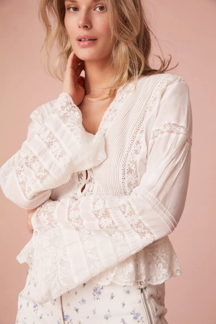 Mindy Lace Blouse