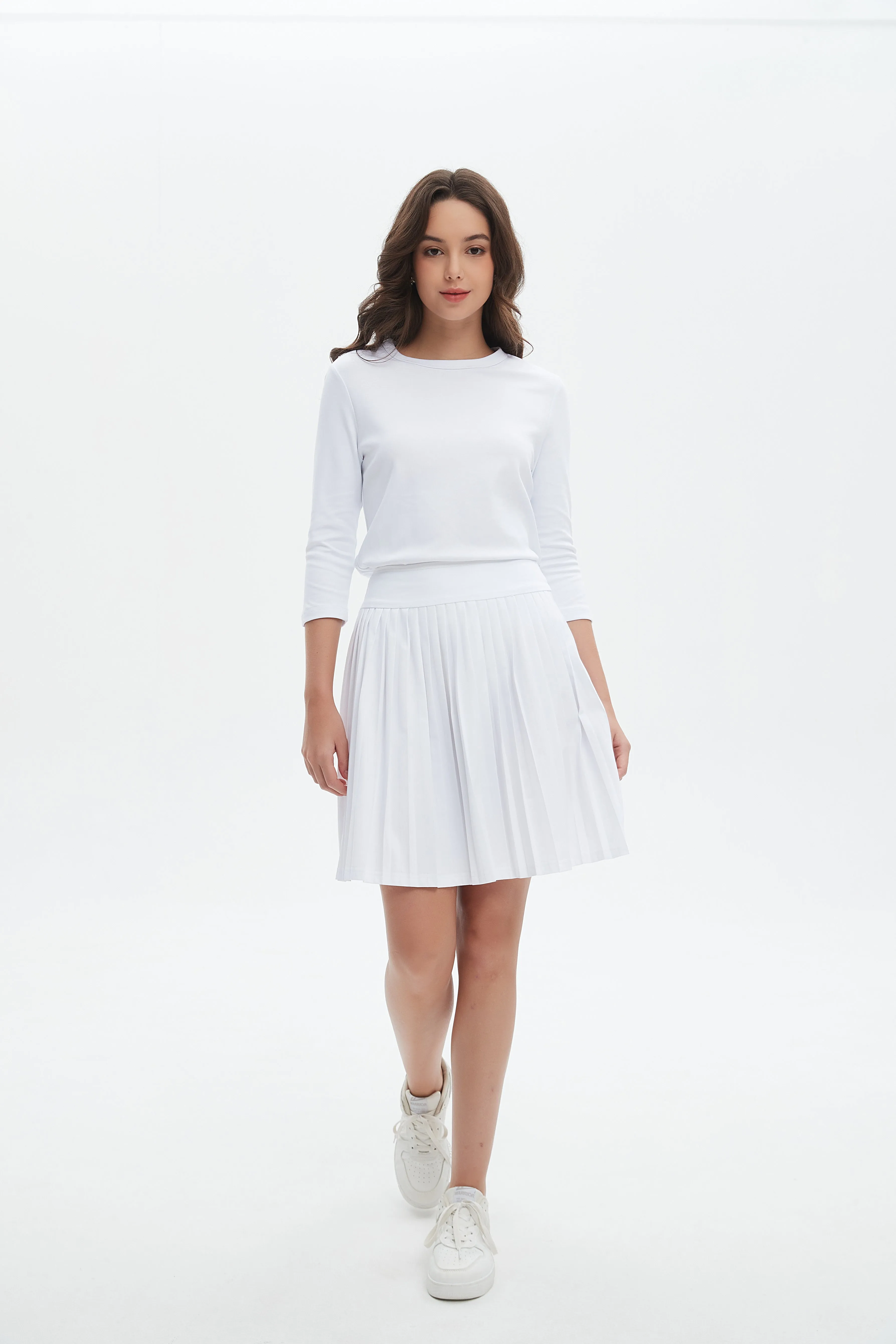 MM MINI PLEATS - WHITE.