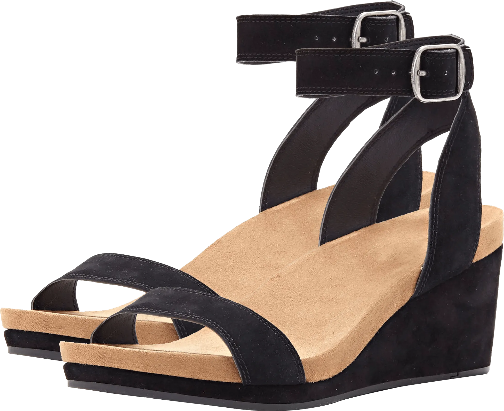 Myra Women Black Wedges