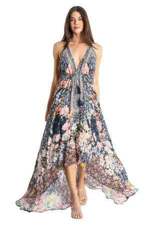 Resort Wear Halter Maxi Dress