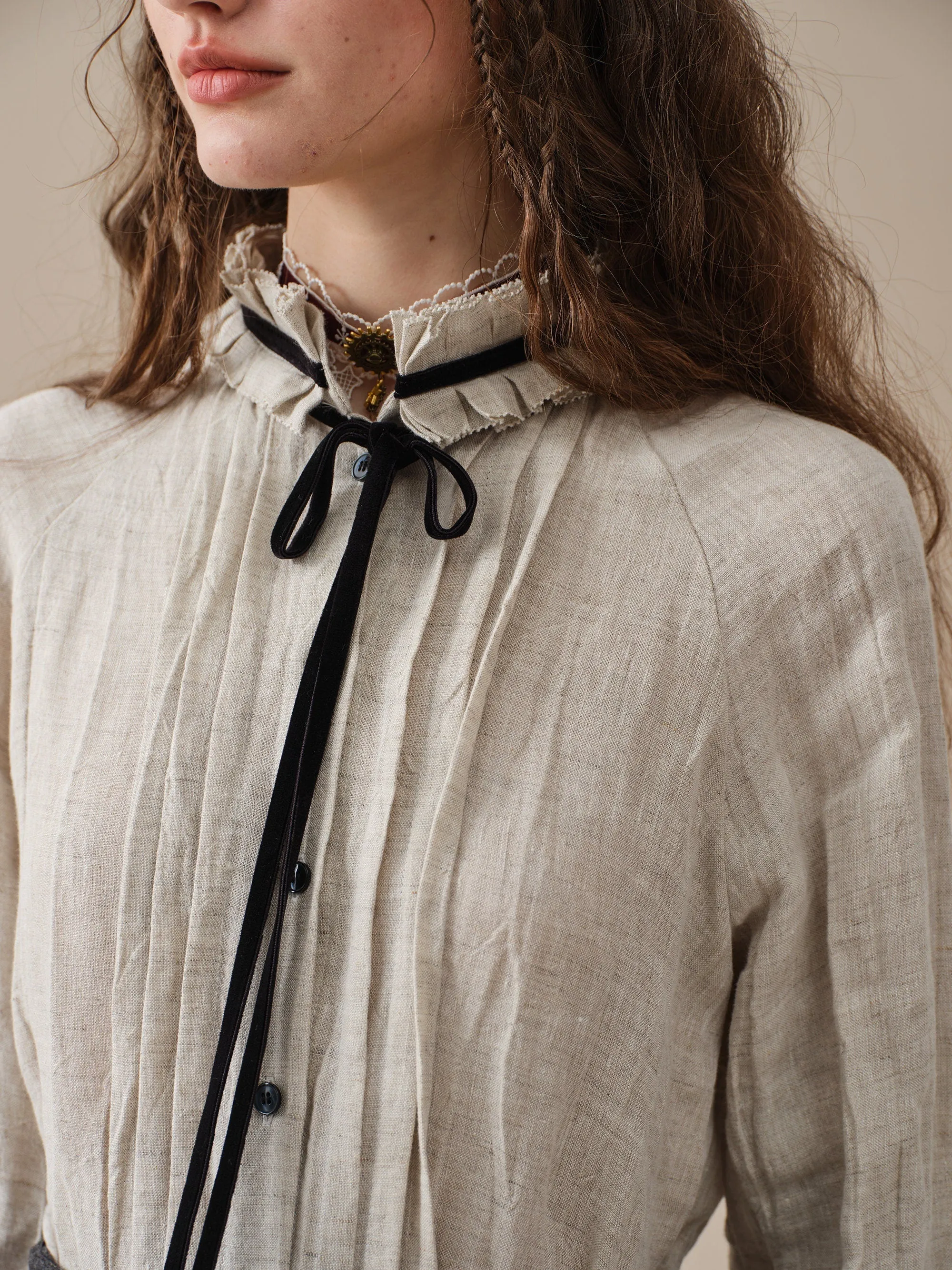 Ronan 19|longsleeved linen shirt