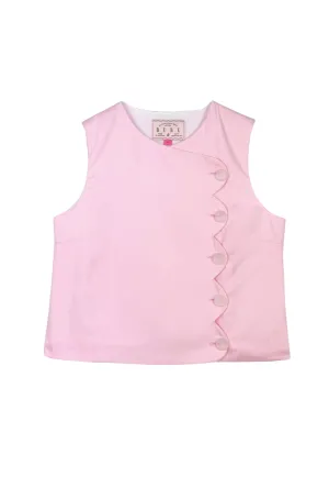 Scallop Top - Pink