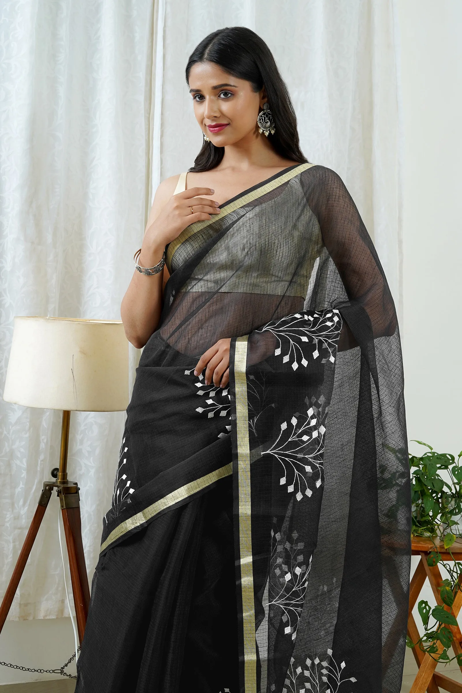 Teejh Avani Kota Embroidered Saree