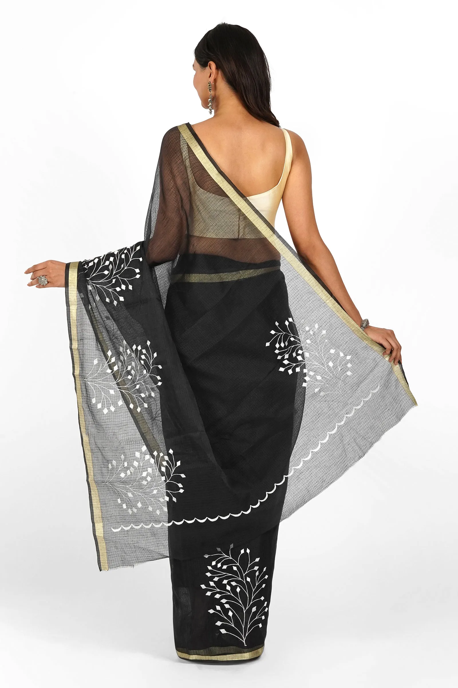 Teejh Avani Kota Embroidered Saree