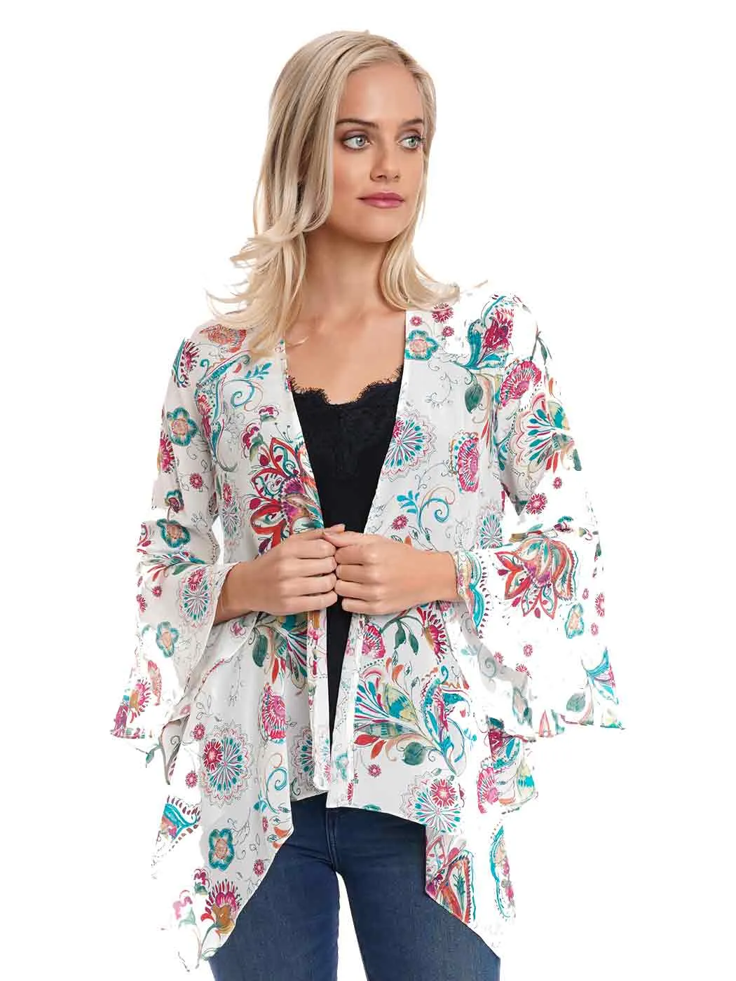 Tianello Casablanca Washable Silk "Kai Kimono"