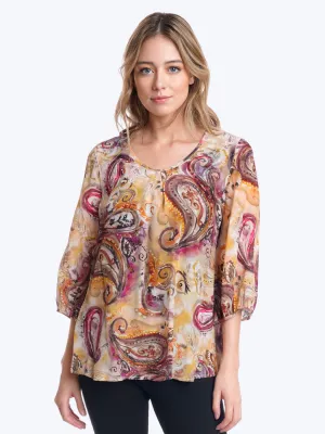 Tianello Medina Washable Silk "Bree" Blouse