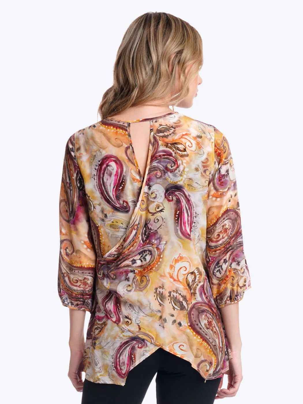 Tianello Medina Washable Silk "Bree" Blouse